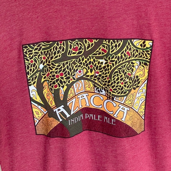 Founders Brewing Co. Azacca India Pale Ale Graphic Red T Shirt Adult size Medium - Picture 4 of 4